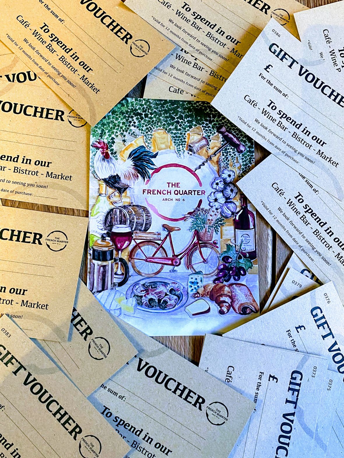 Collection of The French Quarter gift vouchers